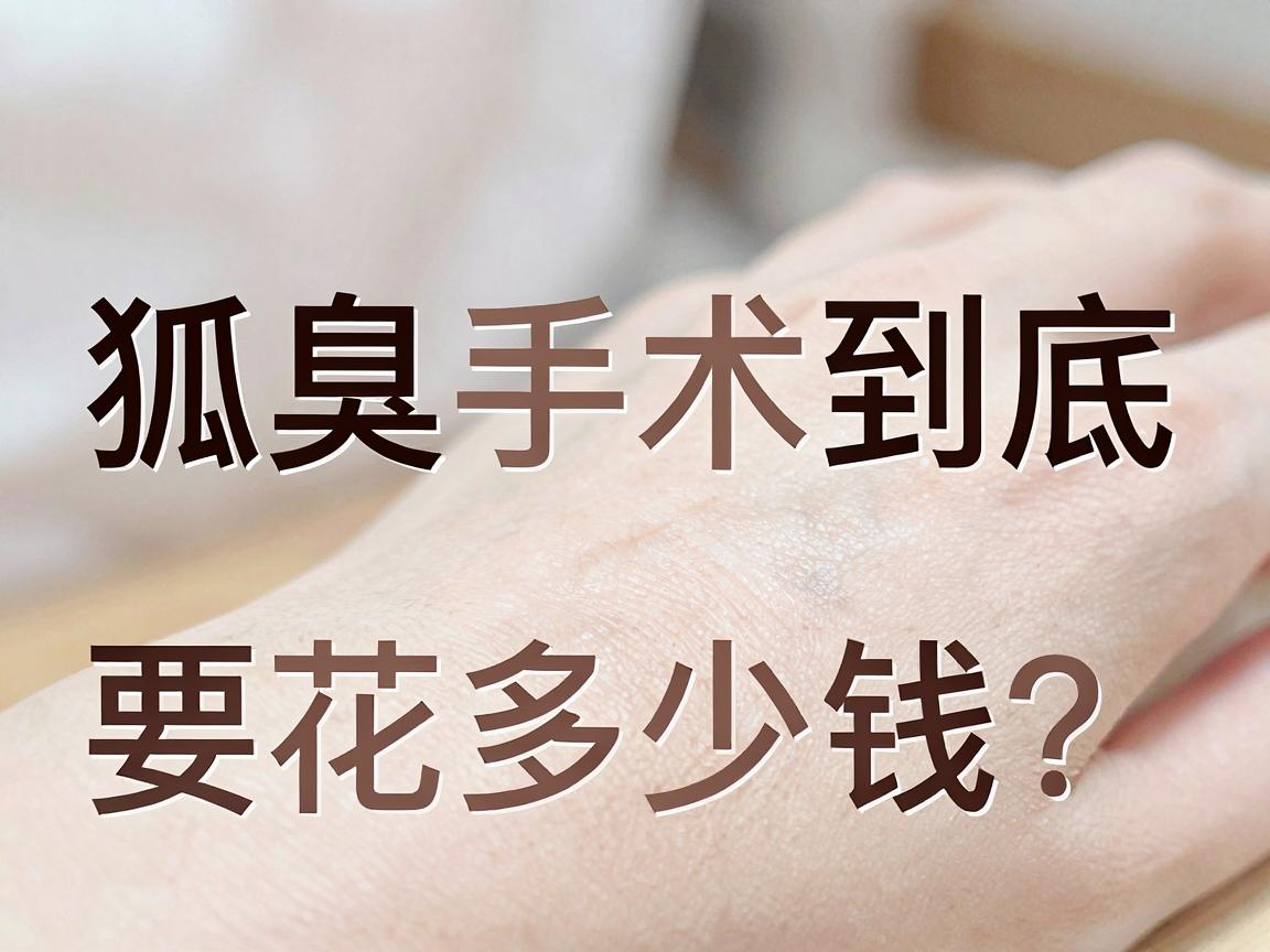 狐臭手术费用大揭秘，狐臭手术到底要花多少钱？一篇文章讲透费用构成
