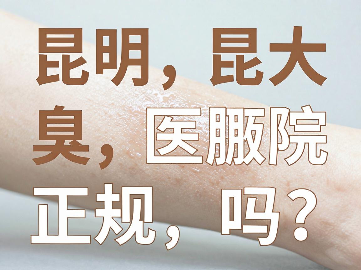 昆明昆大腋臭医院正规吗？教你三招判断正规腋臭医院