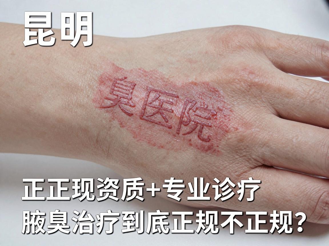 昆明昆大腋臭医院正规吗？正规资质+专业诊疗，腋臭治疗到底正规不正规？