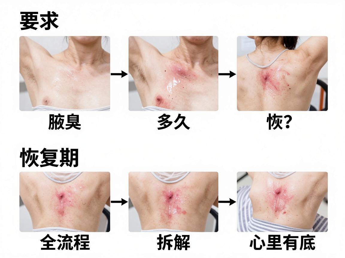 腋臭微创手术多久恢复？恢复期全流程拆解，让你心里有底
