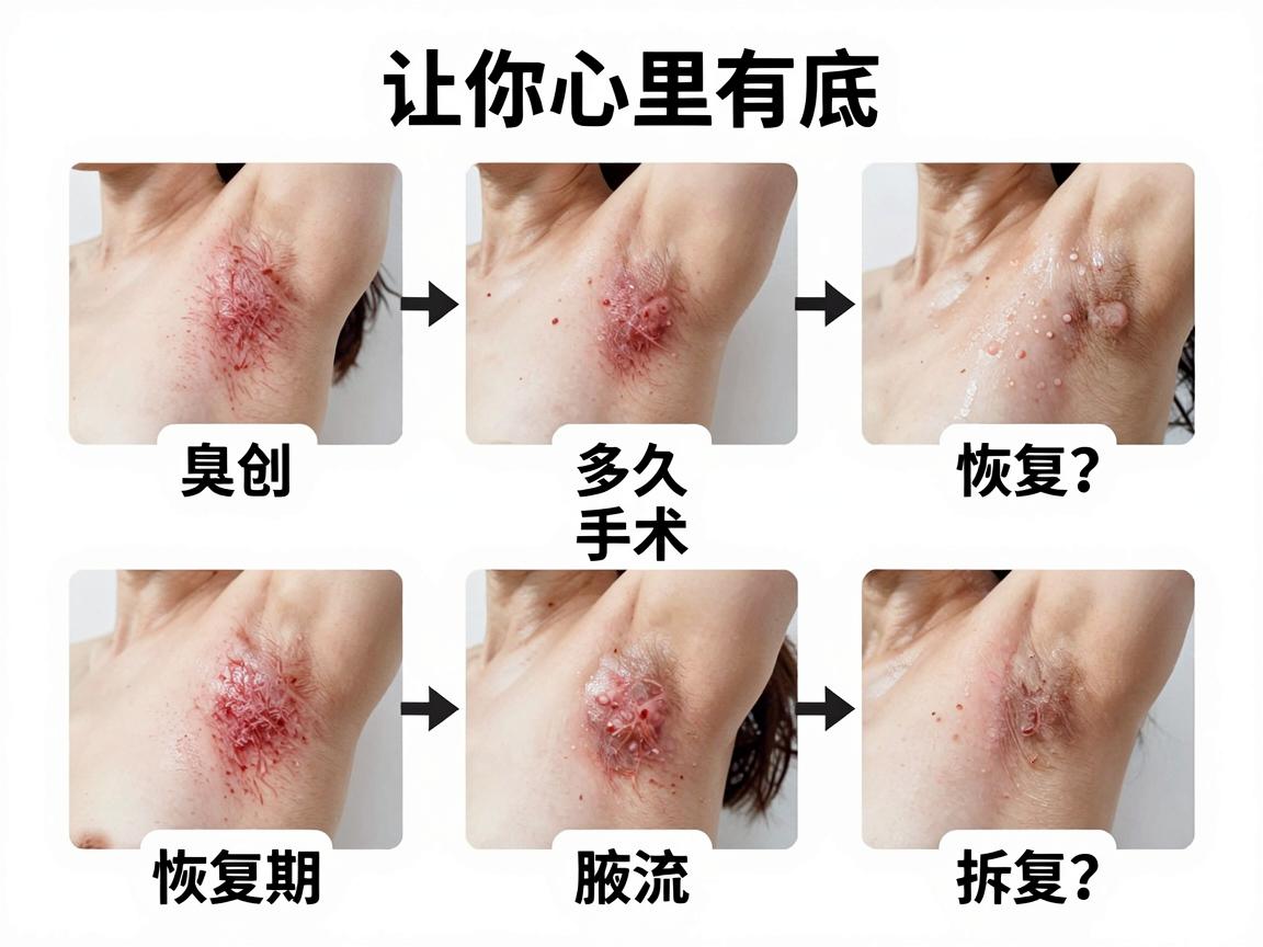 腋臭微创手术多久恢复？恢复期全流程拆解，让你心里有底