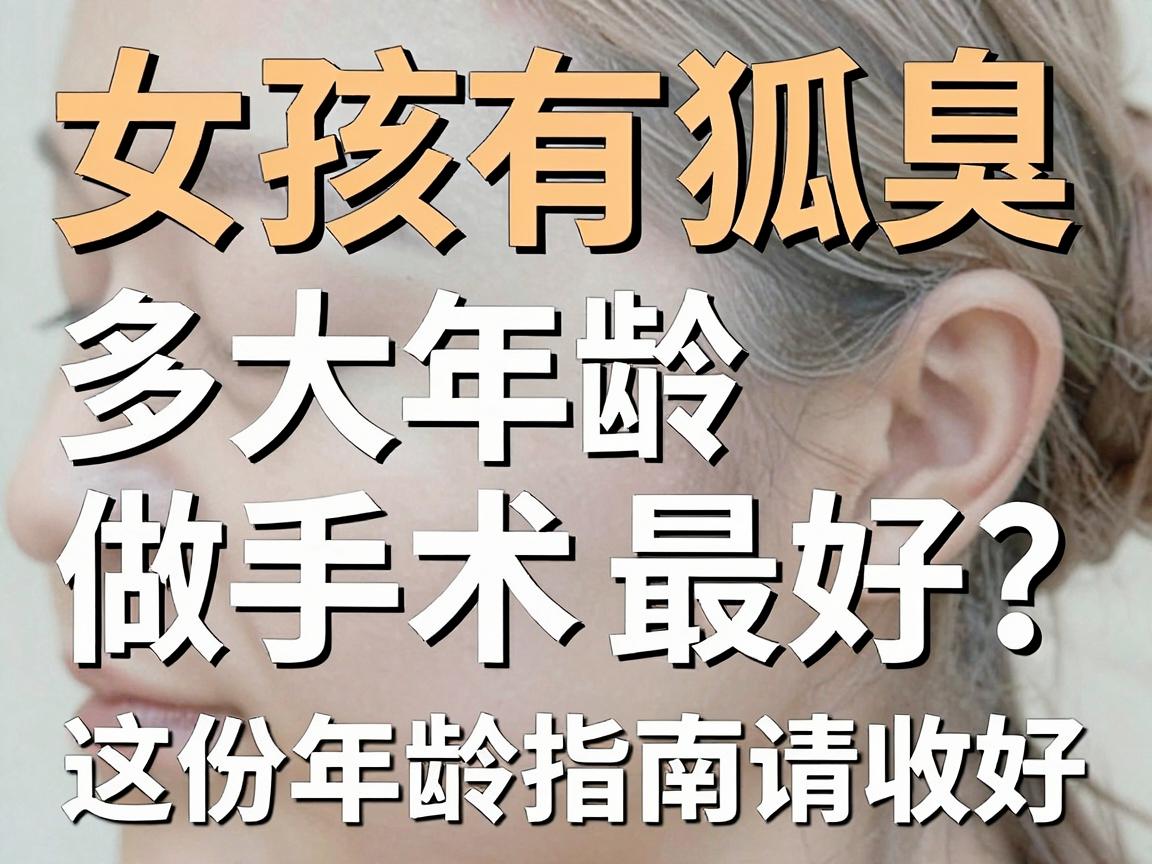 女孩有狐臭,多大年龄做手术最好?这份年龄指南请收好 女孩有狐臭,多大年龄做手术最好?这份年龄指南请收好