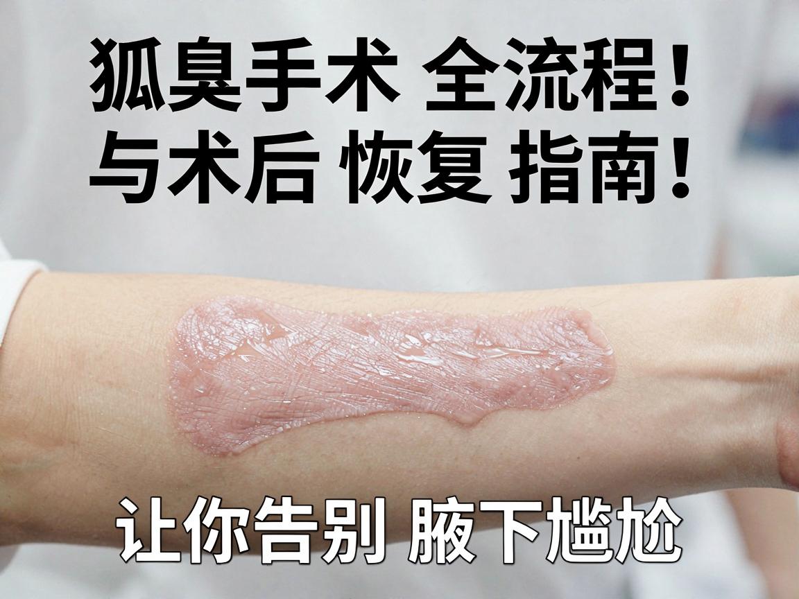 狐臭做手术前必看！狐臭手术全流程与术后恢复指南，让你告别腋下尴尬
