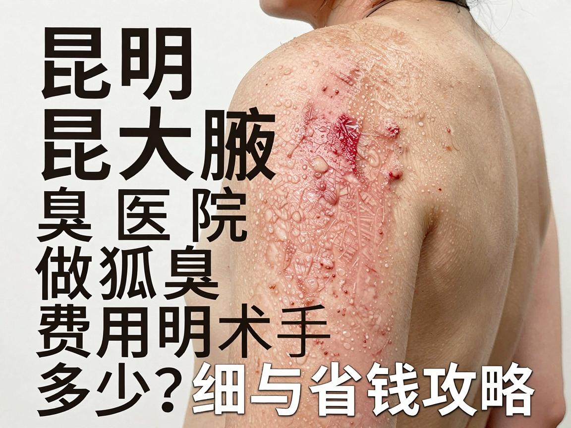 昆明昆大腋臭医院做狐臭手术费用多少？费用明细与省钱攻略全解析