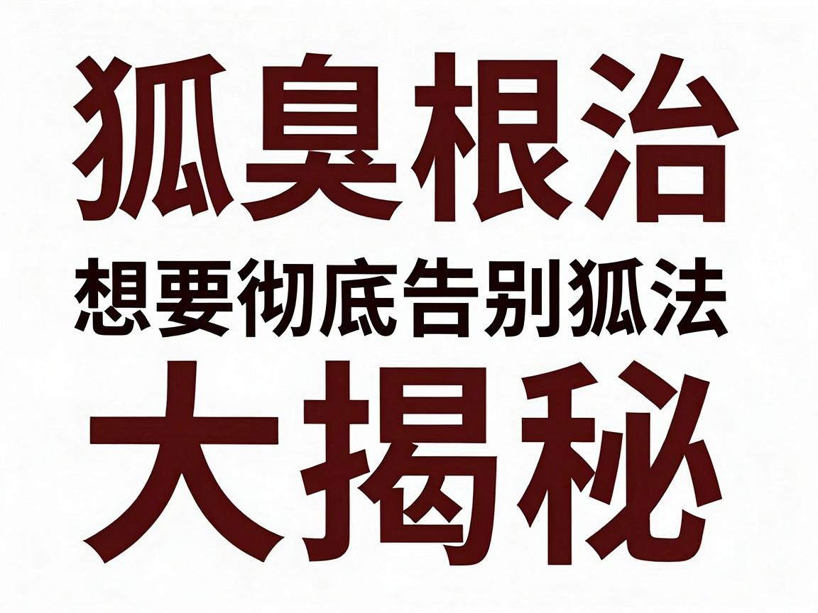 狐臭根治方法大揭秘，想要彻底告别狐臭，这些根治方案你必须知道