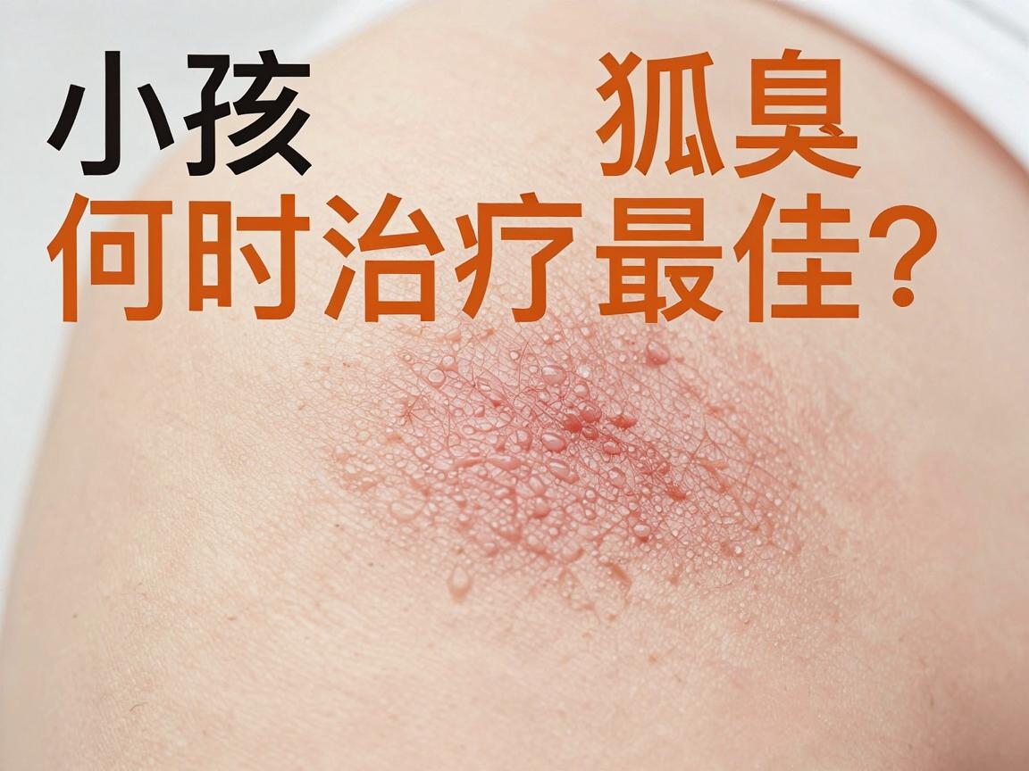 小孩狐臭何时治疗最佳？抓住最佳时机，告别狐臭困扰