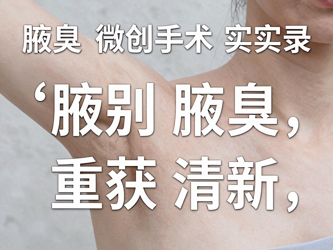 腋臭微创手术实录，告别腋臭，重获清新，腋臭手术全流程揭秘