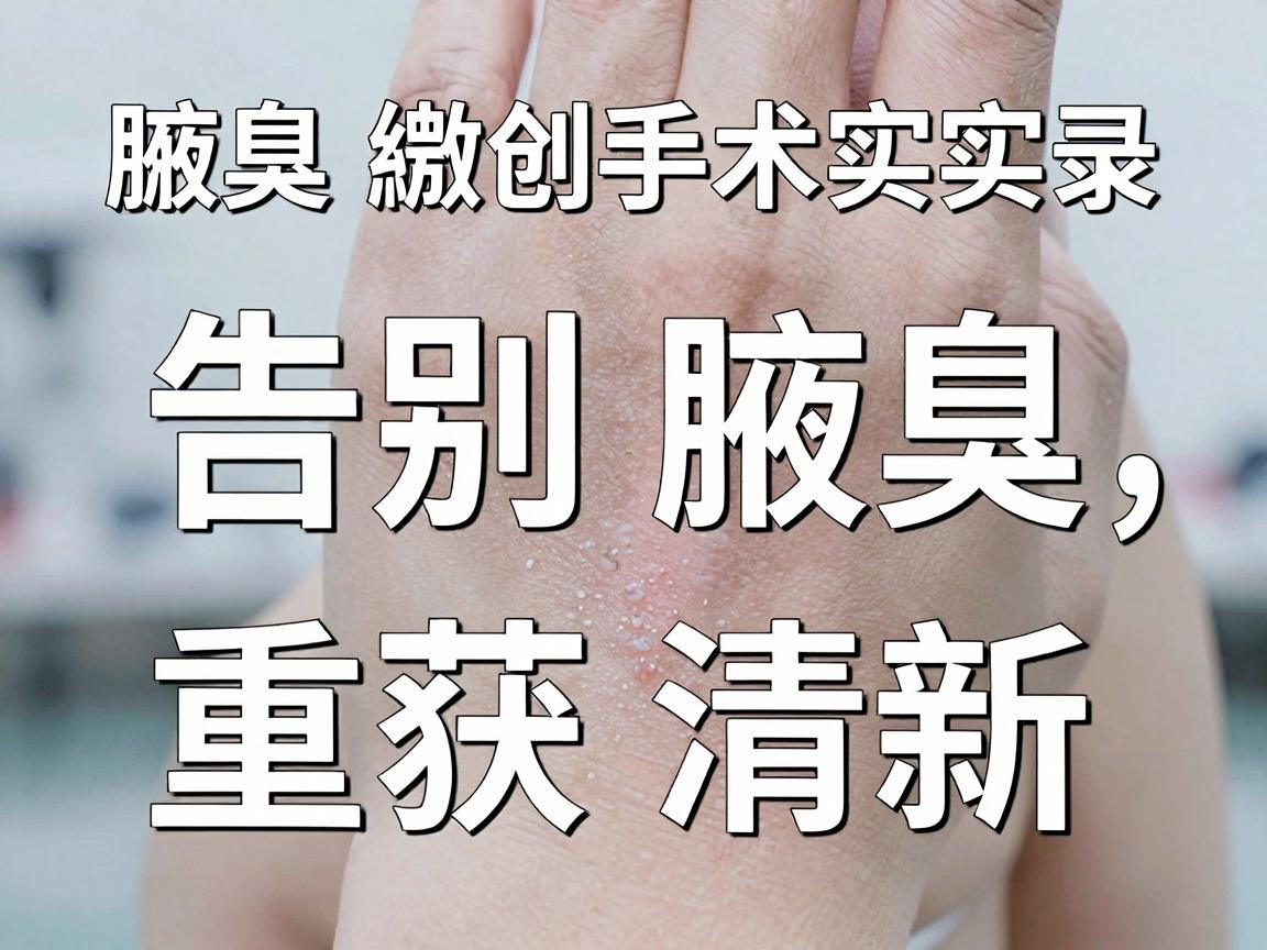 腋臭微创手术实录，告别腋臭，重获清新，腋臭手术全流程揭秘