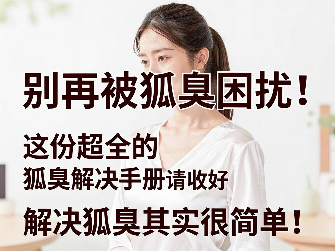 别再被狐臭困扰！这份超全的狐臭解决手册请收好，解决狐臭其实很简单