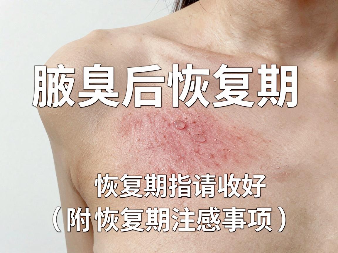 腋臭微创手术后恢复期，这份恢复期指南请收好（附恢复期注意事项）