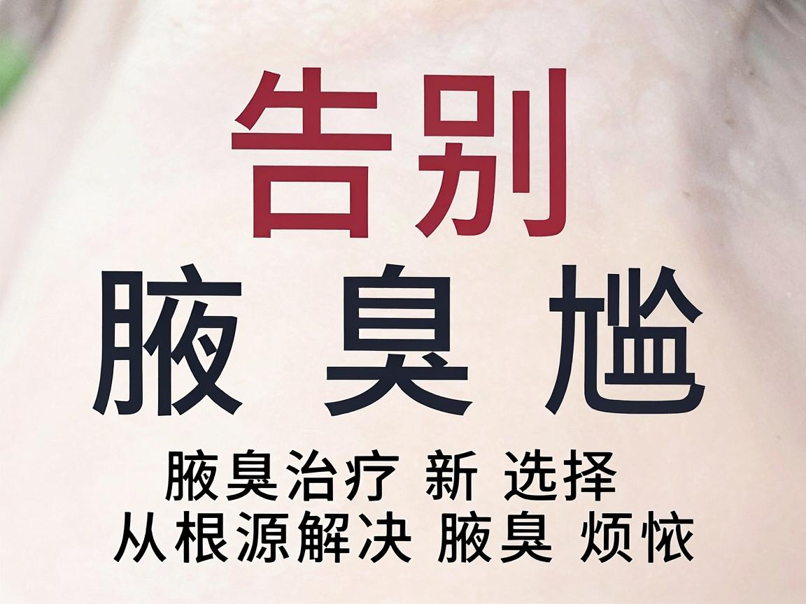 告别腋臭尴尬，腋臭治疗新选择，从根源解决腋臭烦恼