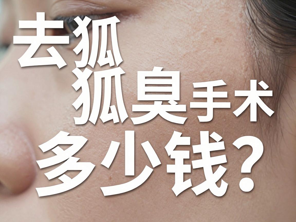 去狐臭手术多少钱？全面解析去狐臭手术费用明细与价格影响因素