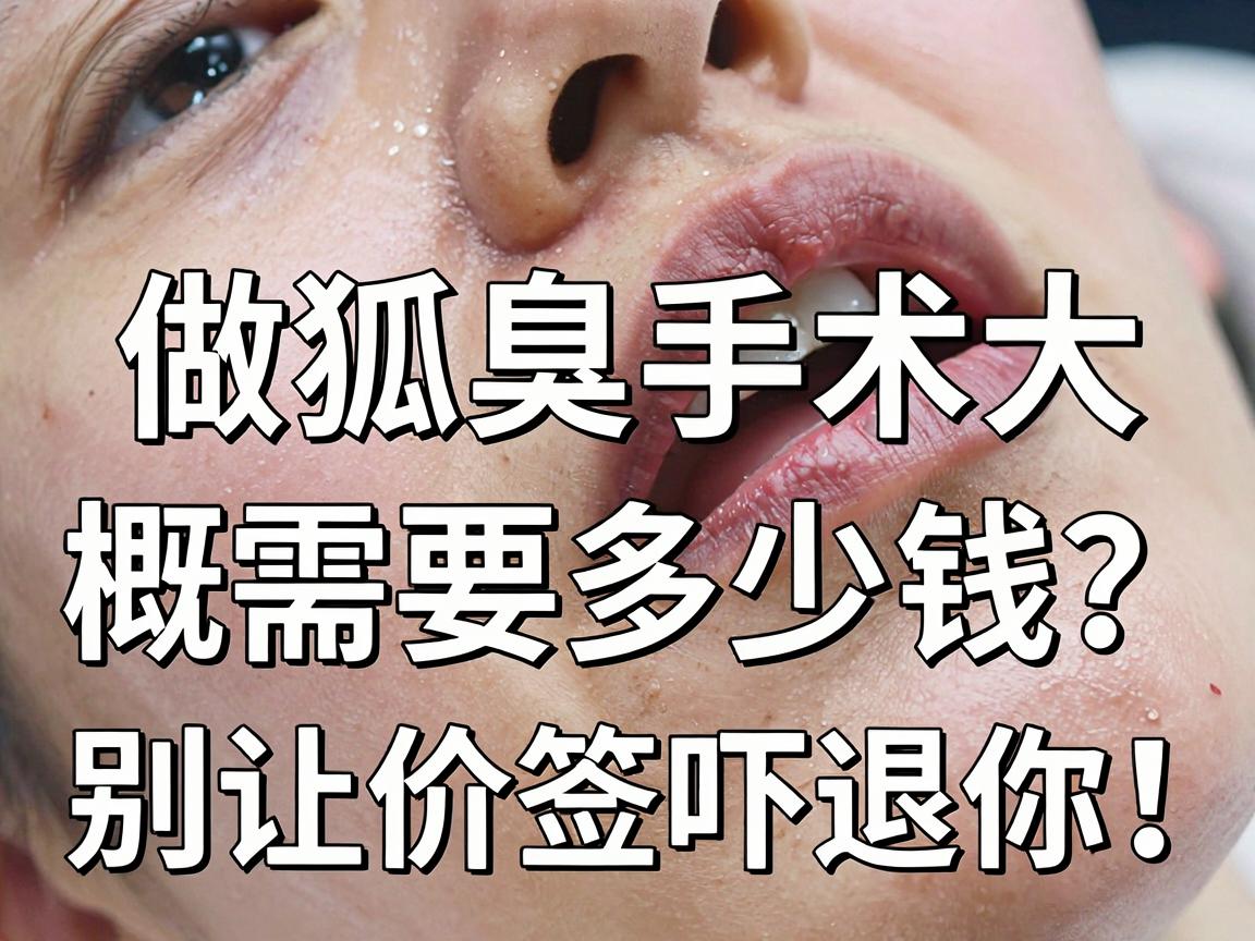 狐臭手术价格揭秘，做狐臭手术大概需要多少钱？别让价签吓退你！
