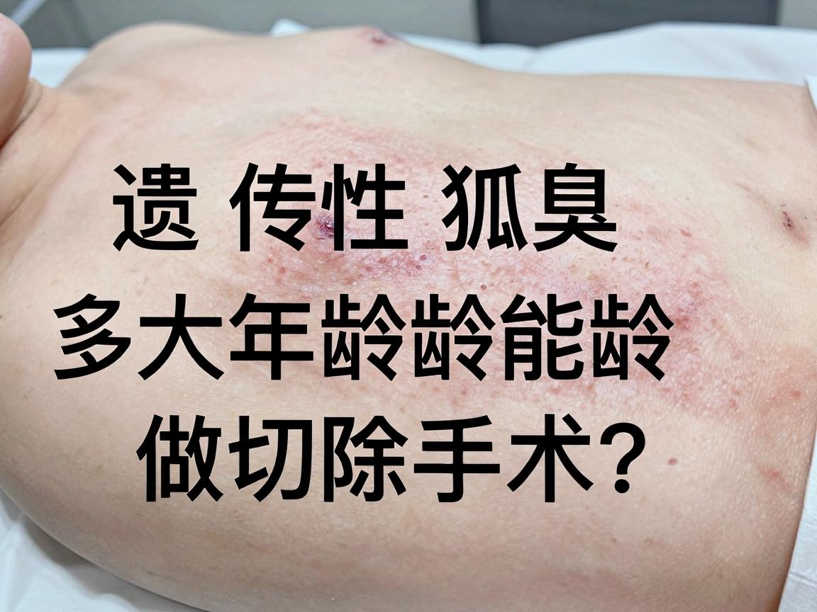 遗传性狐臭手术年龄，多大年龄能做切除手术？遗传性狐臭手术时机一文讲清