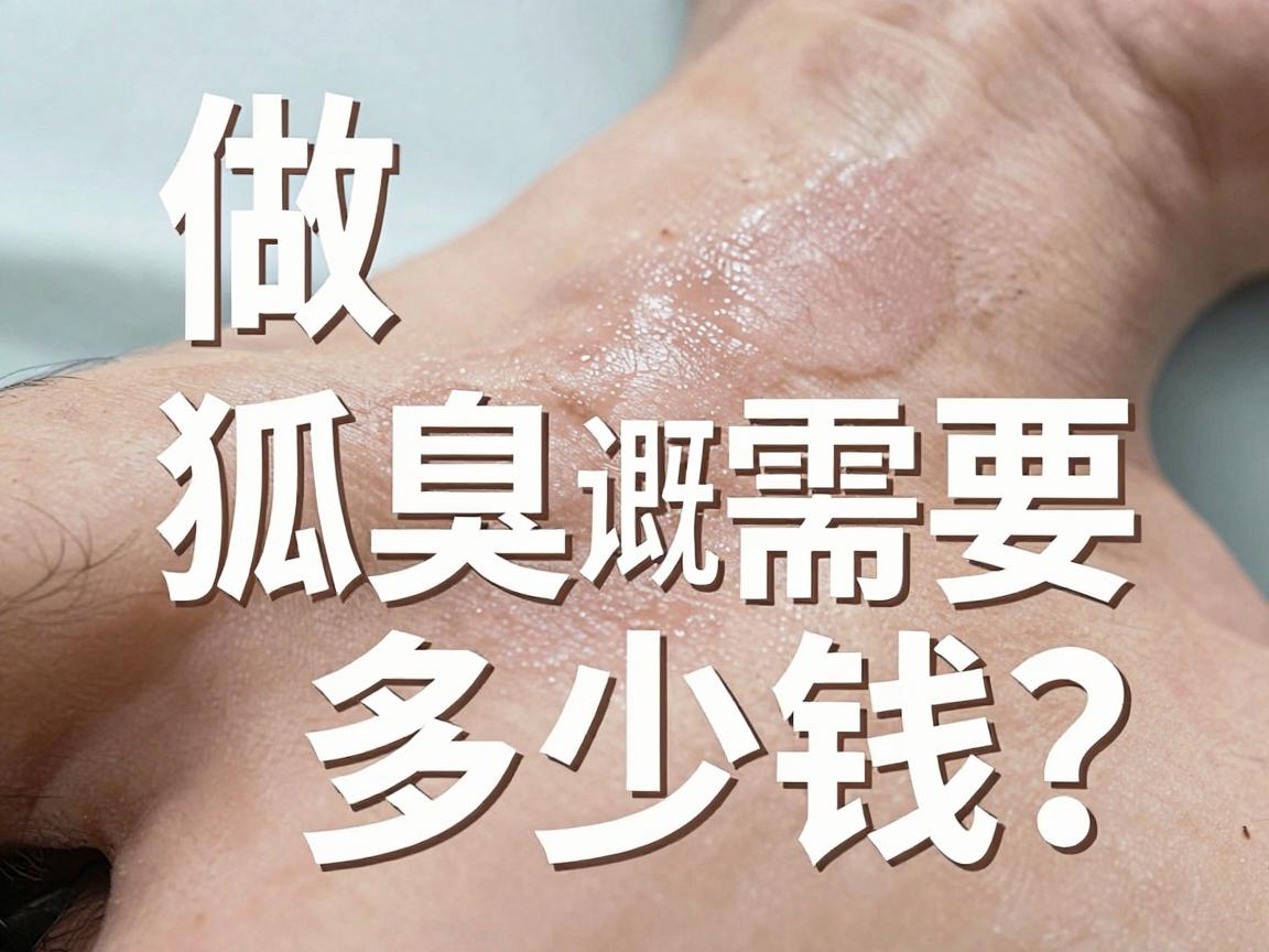 做狐臭手术大概需要多少钱？一文说清费用构成与省钱技巧
