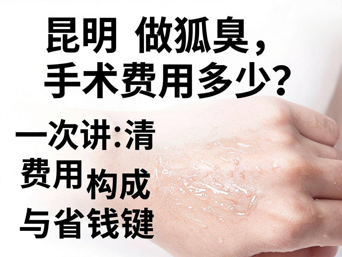 昆明做狐臭手术费用多少？一次讲清费用构成与省钱关键