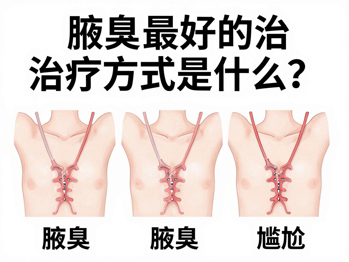腋臭最好的治疗方式是什么？这几种腋臭治疗方案对比，选对告别尴尬
