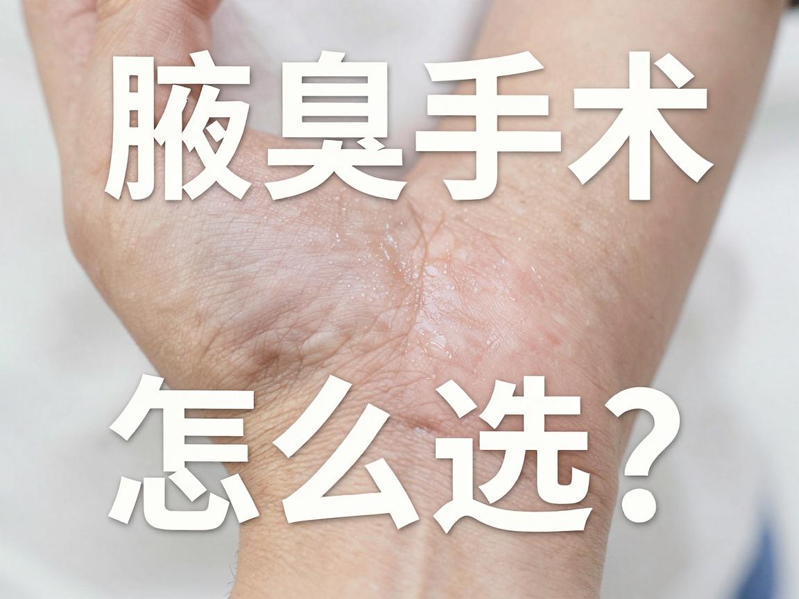 腋臭手术怎么选？这篇腋臭攻略让你看清腋臭治疗的门道