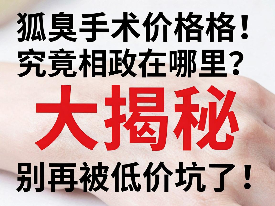 狐臭手术价格大揭秘，别再被低价坑了！狐臭手术价格究竟相差在哪里？