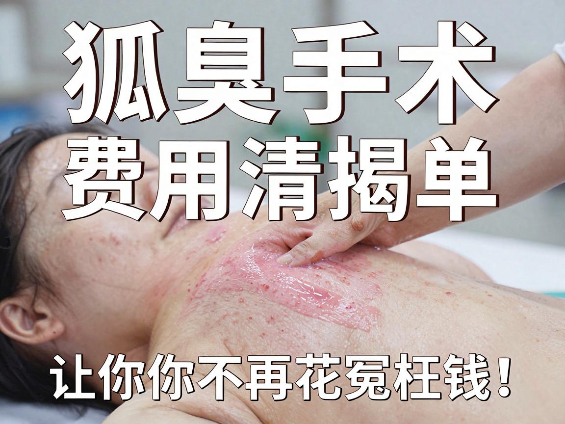 狐臭手术费用大揭秘，这份狐臭手术费用清单，让你不再花冤枉钱！