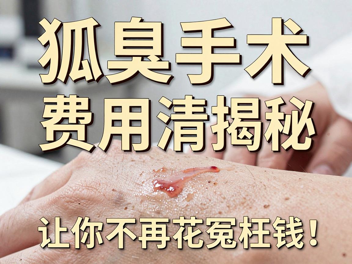 狐臭手术费用大揭秘，这份狐臭手术费用清单，让你不再花冤枉钱！