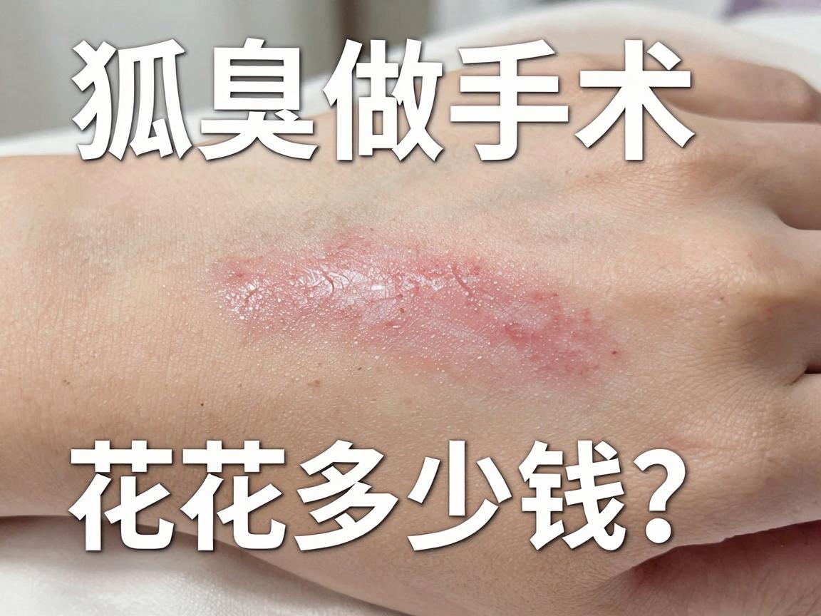 狐臭做手术大概要花多少钱？一文拆解狐臭手术费用明细，让你明明白白！