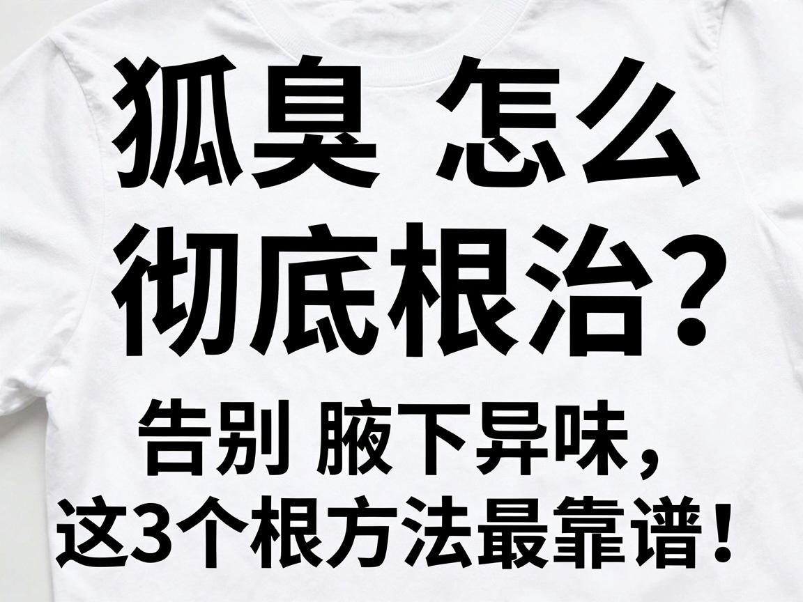 狐臭怎么彻底根治？告别腋下异味，这3个根治方法最靠谱！