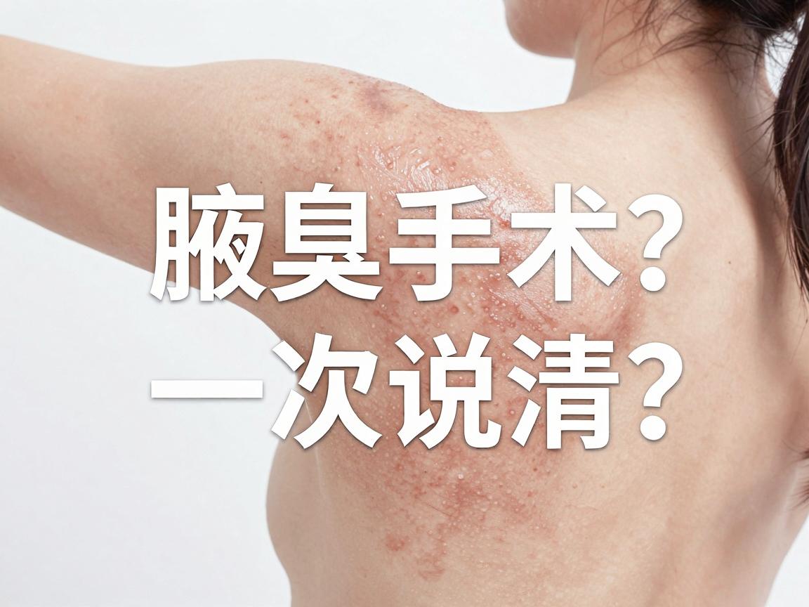 腋臭手术多少钱？一次说清腋臭手术费用、影响因素与省钱技巧