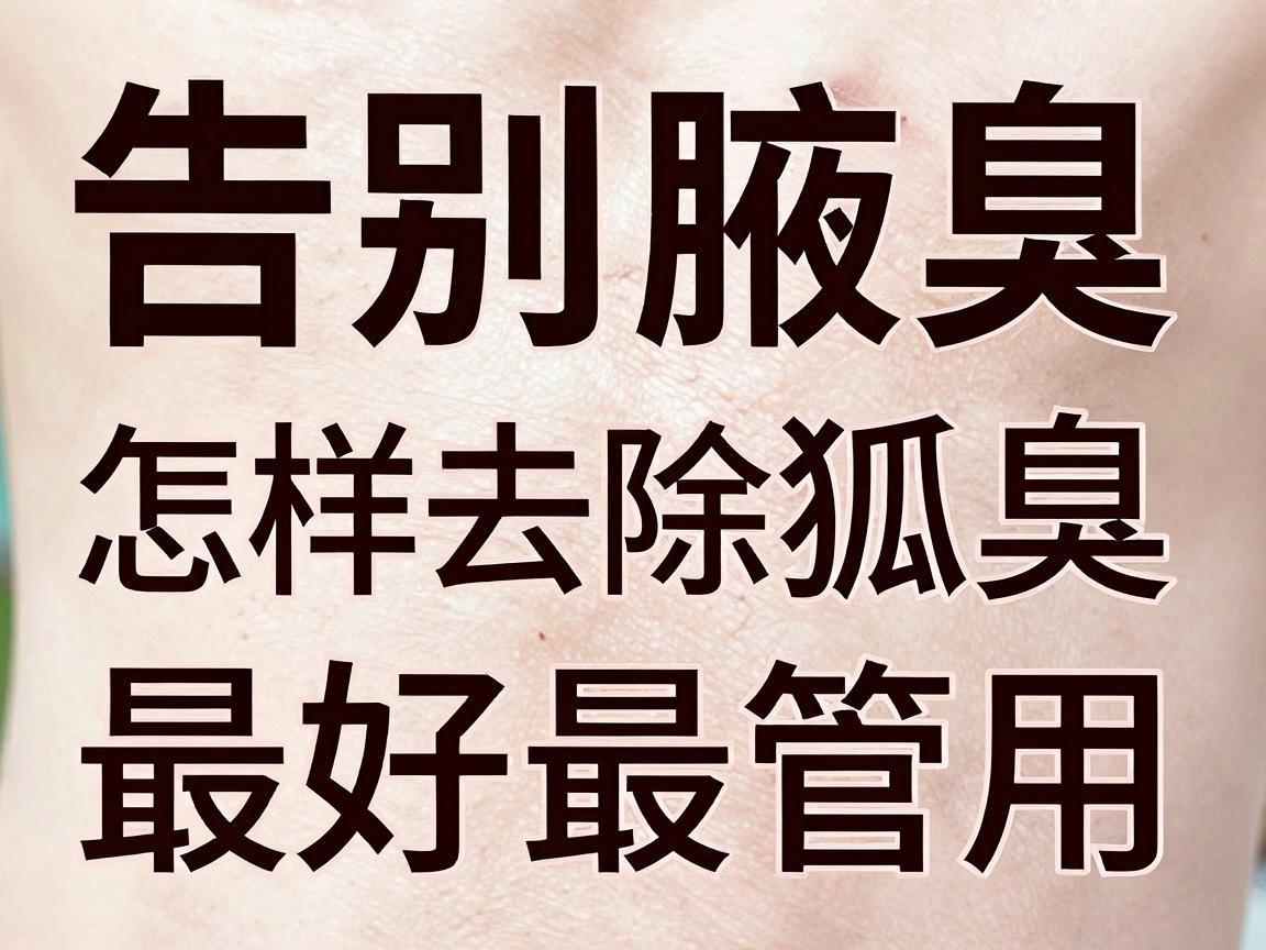 告别腋臭，怎样去除狐臭最好最管用，这些方法让你清爽一夏