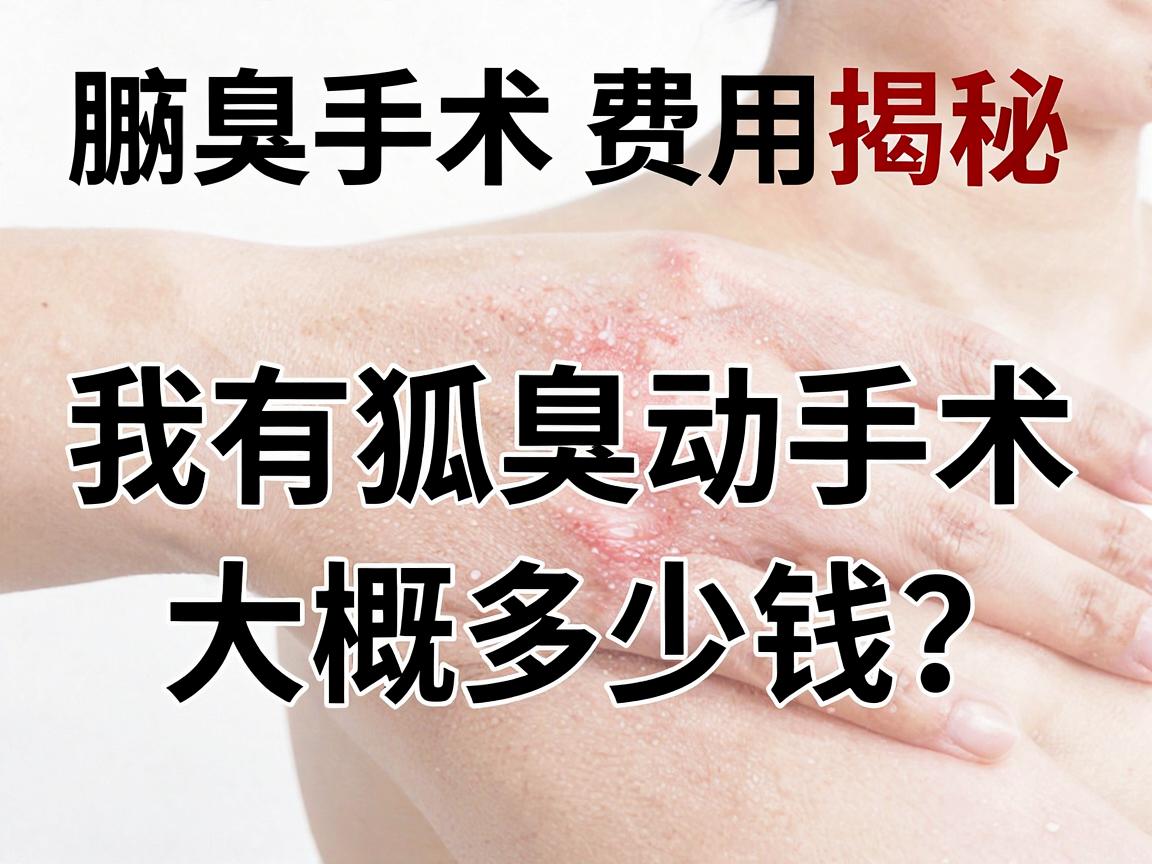 腋臭手术费用揭秘，我有狐臭动手术大概多少钱？一文讲清费用构成与省钱攻略
