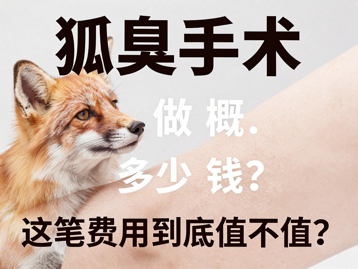 狐臭做手术大概多少钱？这笔费用到底值不值？一文讲清狐臭手术的价格真相