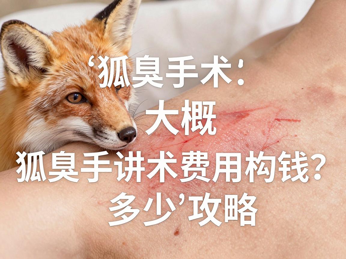 狐臭手术大概多少钱？一文讲清狐臭手术费用构成与省钱攻略