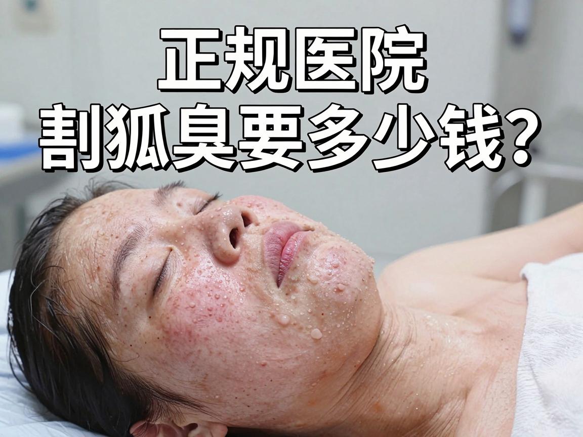 正规医院割狐臭要多少钱？割狐臭价格揭秘，别被低价坑了