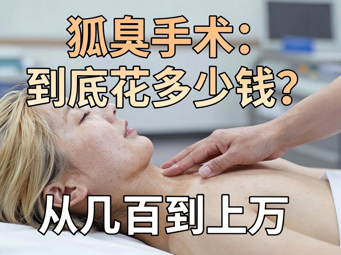 狐臭手术费用揭秘，狐臭手术到底花多少钱？从几百到上万，差距在哪？