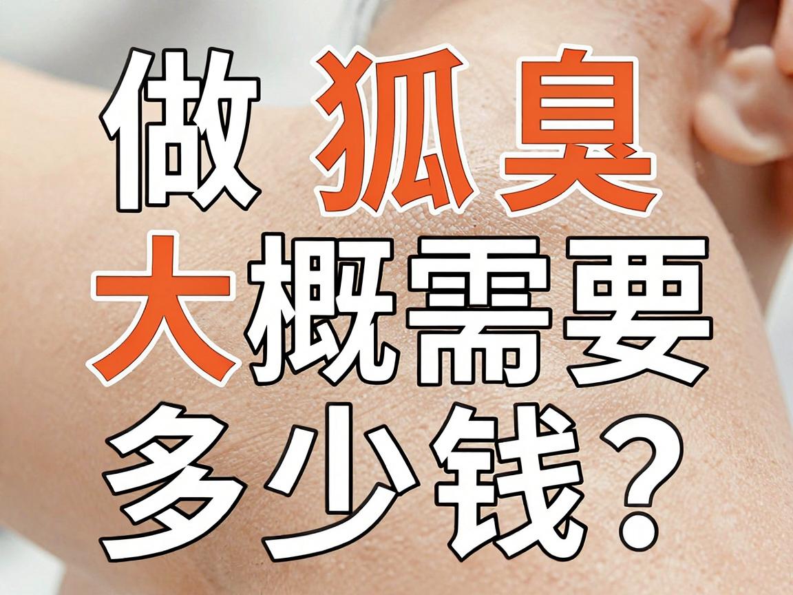 做狐臭手术大概需要多少钱？一文讲透狐臭手术费用明细与省钱攻略