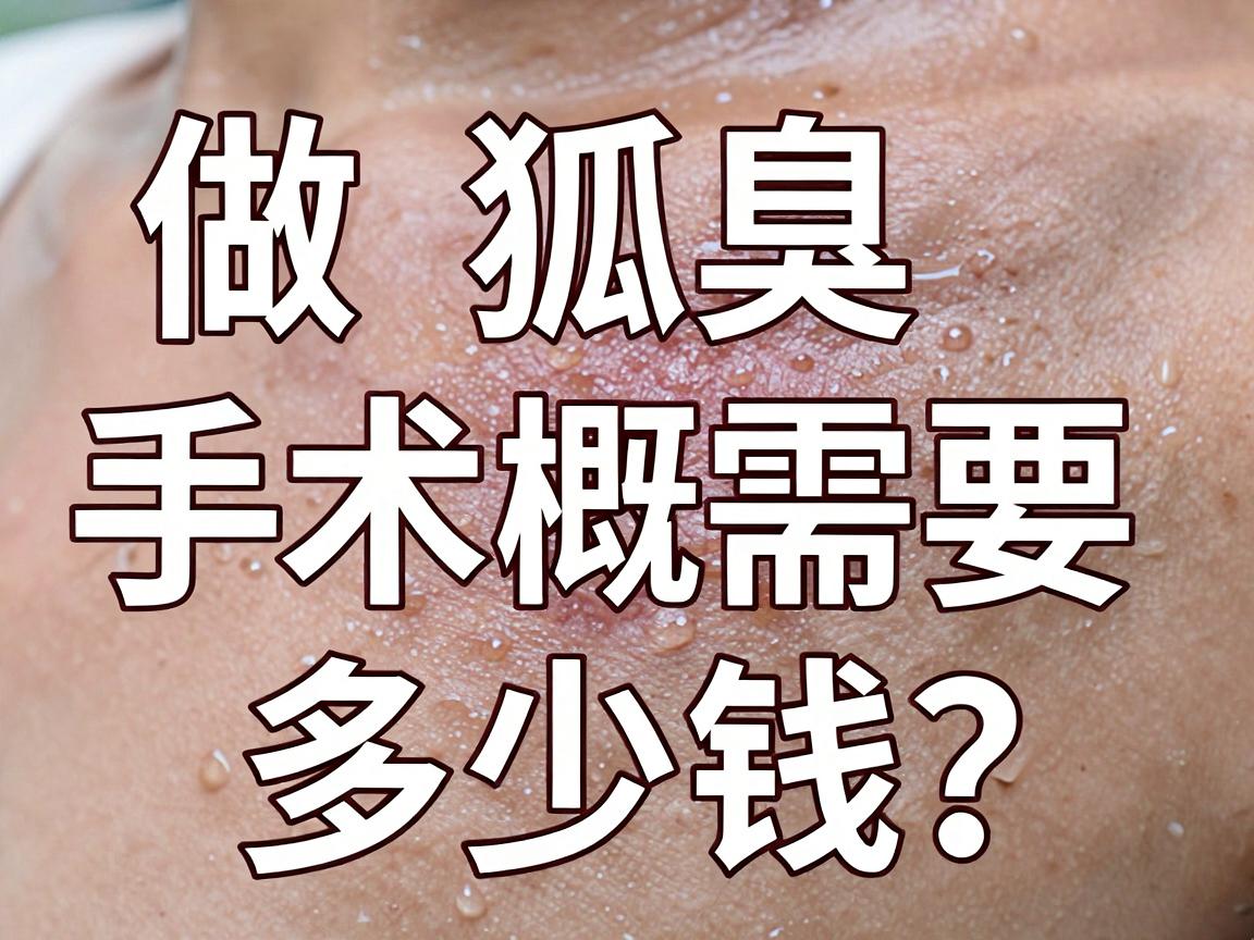 做狐臭手术大概需要多少钱？一文讲透狐臭手术费用明细与省钱攻略