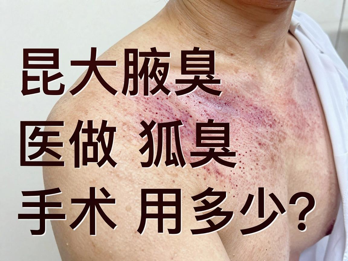 昆明昆大腋臭医院做狐臭手术费用多少？一文说清费用明细与省钱关键