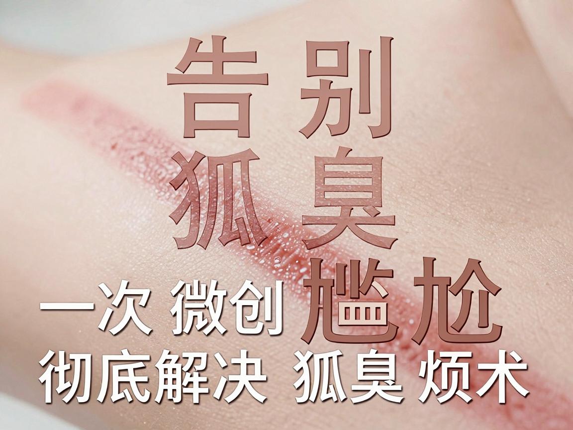告别狐臭尴尬，一次微创腋臭手术，彻底解决狐臭烦恼