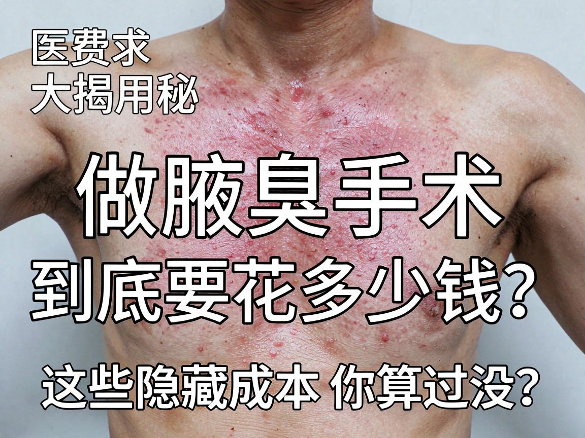 腋臭手术费用大揭秘，做腋臭手术到底要花多少钱？这些隐藏成本你算过没？