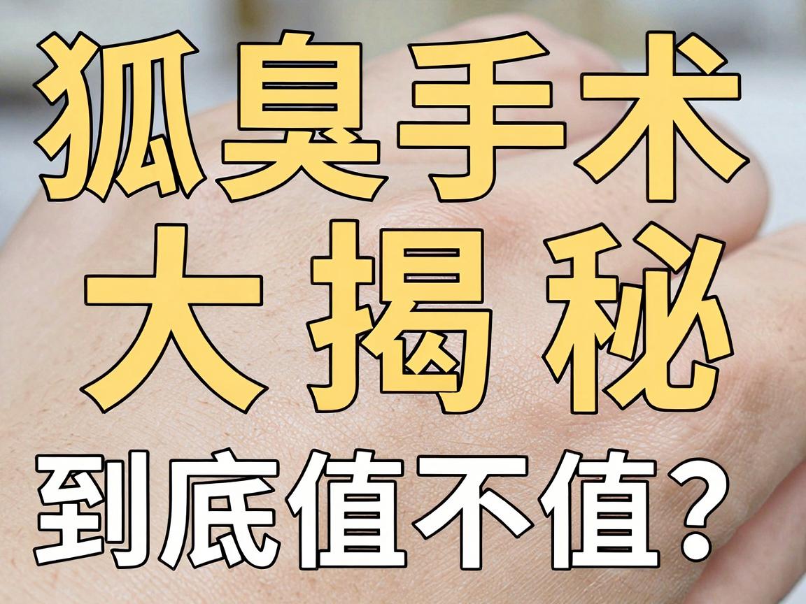 狐臭手术价格大揭秘，正规医院狐臭手术到底值不值？这份价格清单请收好