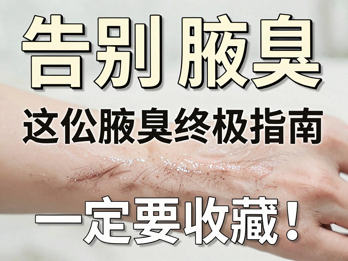 告别腋臭，这份去腋臭终极指南一定要收藏！从成因到方法，手把手教你如何彻底去腋臭