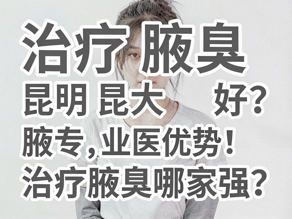 治疗腋臭哪家医院好？揭秘昆明昆大腋臭医院的专业优势，治疗腋臭哪家强？