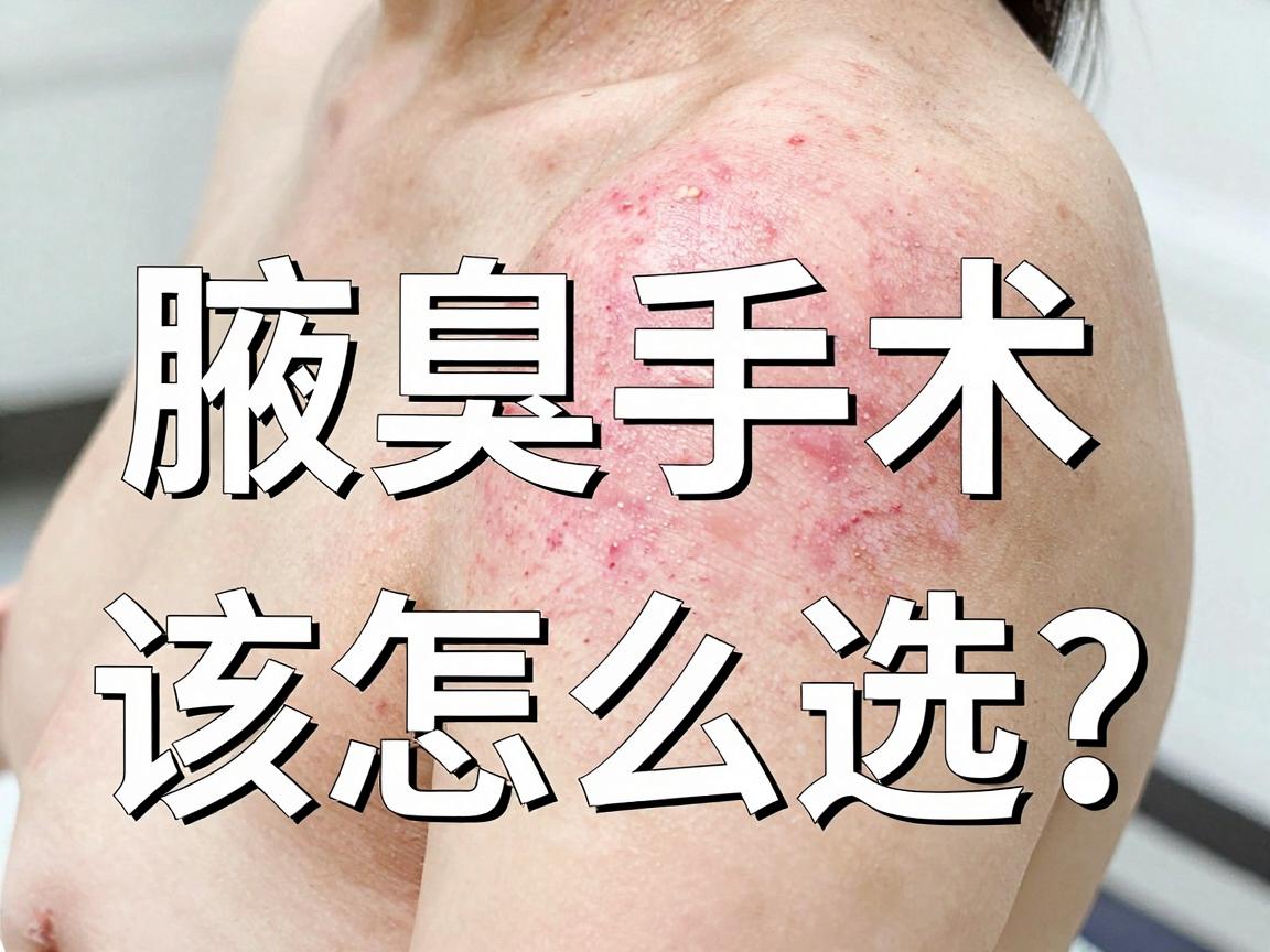 腋臭手术前必看！腋臭手术该怎么选？这篇腋臭手术攻略让你不再纠结