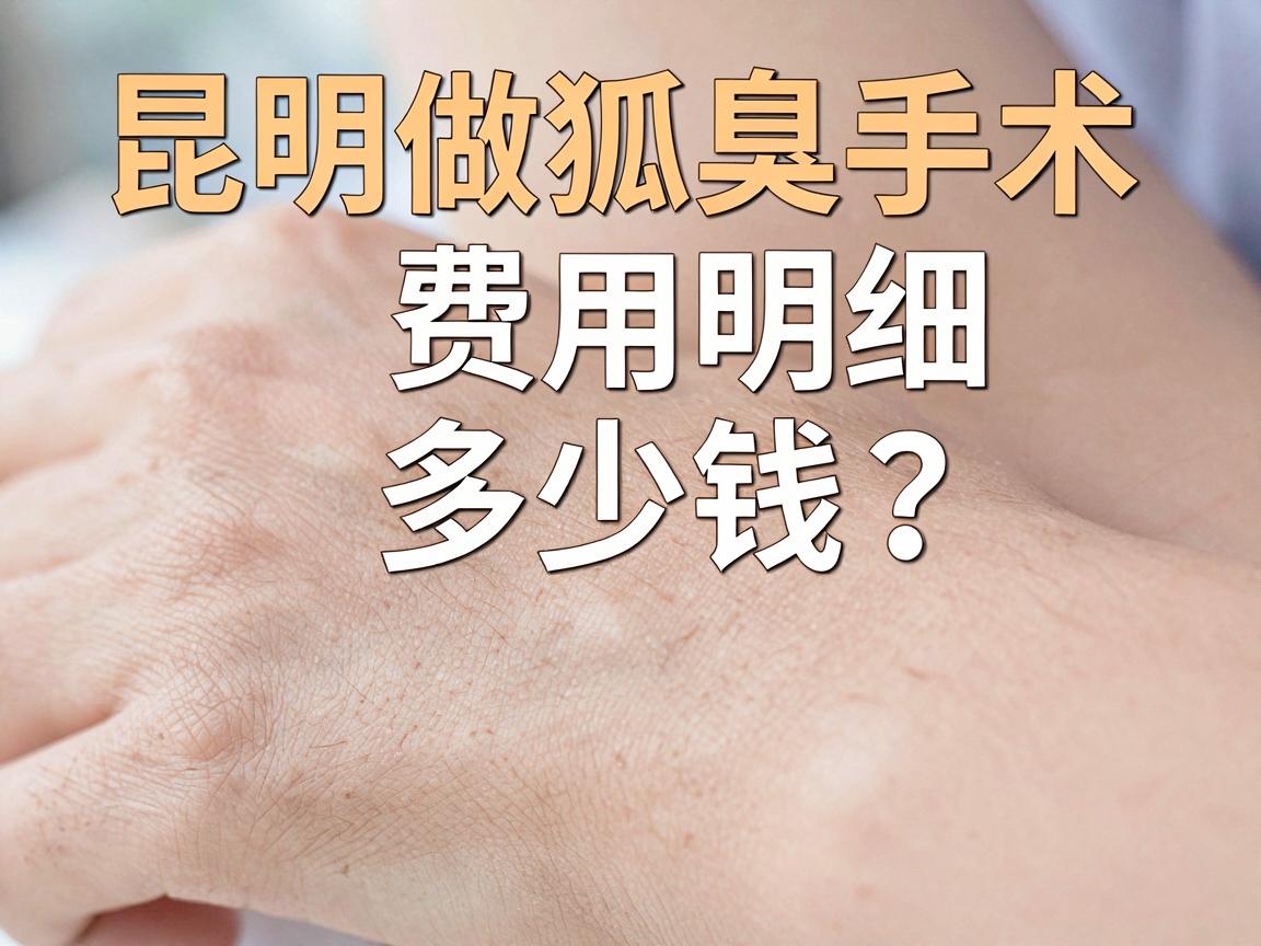 狐臭手术多少钱？昆明做狐臭手术费用明细与价格对比全解析