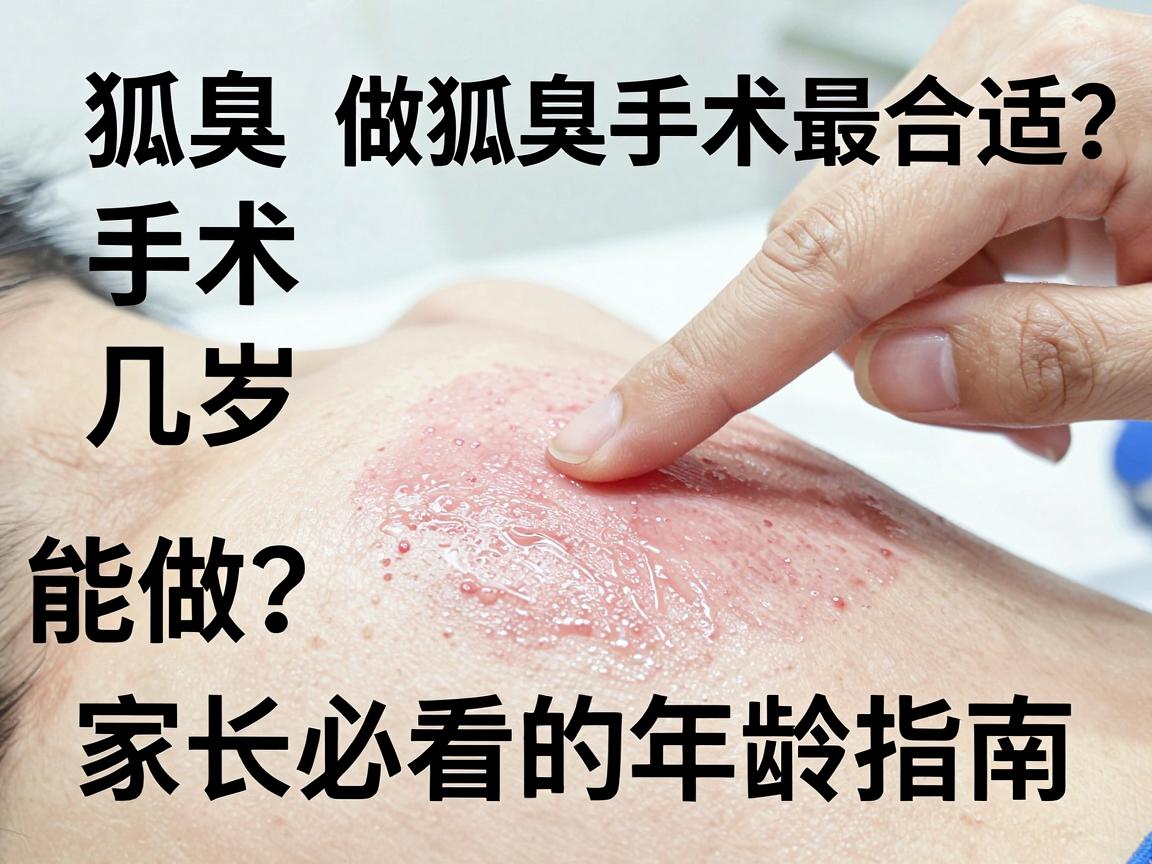 狐臭手术几岁能做？几岁做狐臭手术最合适？家长必看的年龄指南