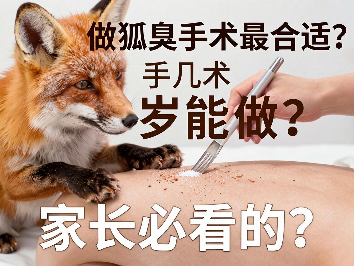 狐臭手术几岁能做？几岁做狐臭手术最合适？家长必看的年龄指南