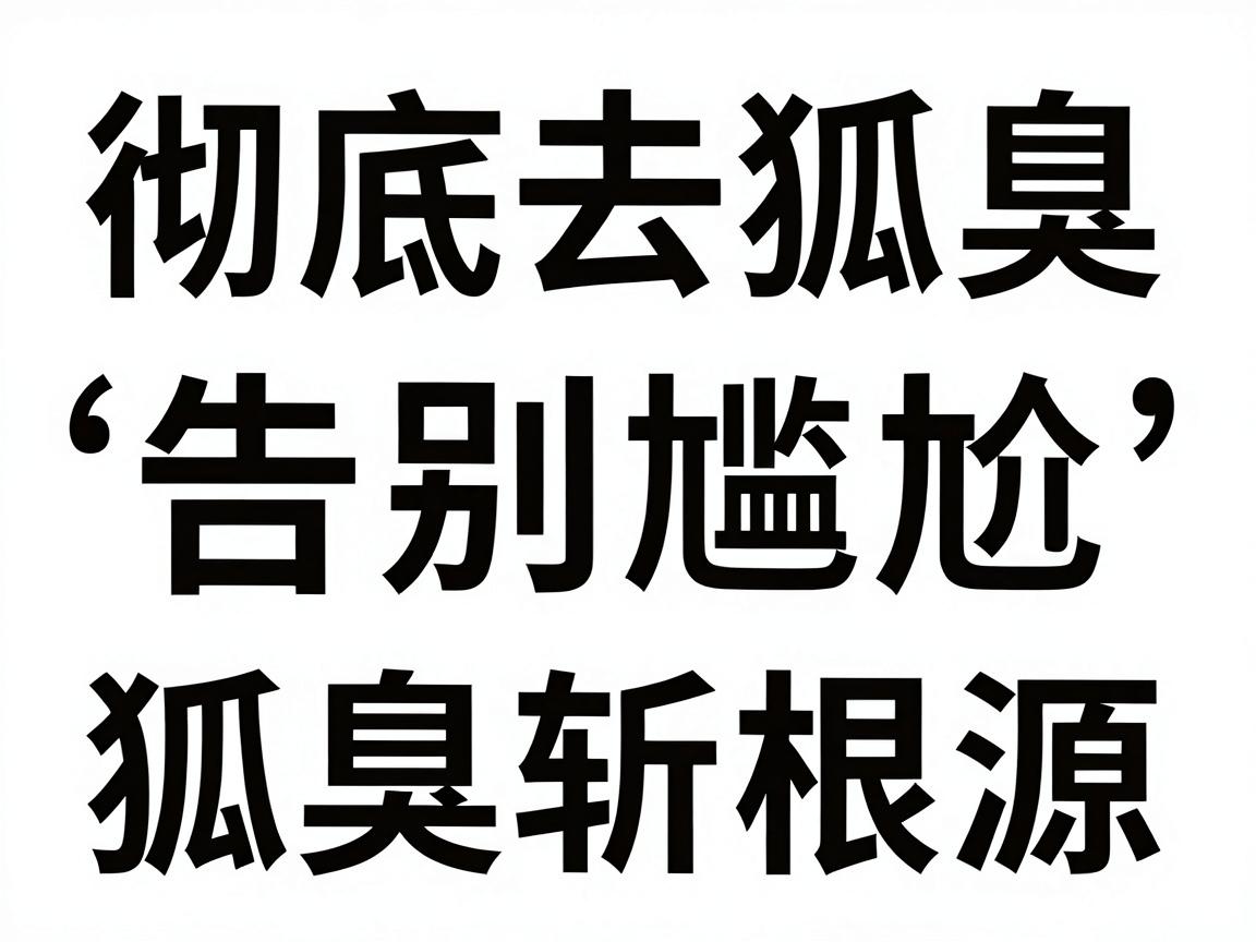 彻底去除狐臭，告别尴尬，彻底斩断狐臭根源的三大核心方案