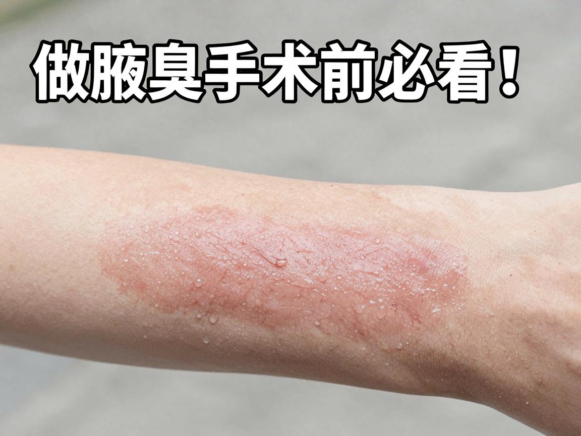 做腋臭手术前必看！一文说清腋臭的真相与治疗选择