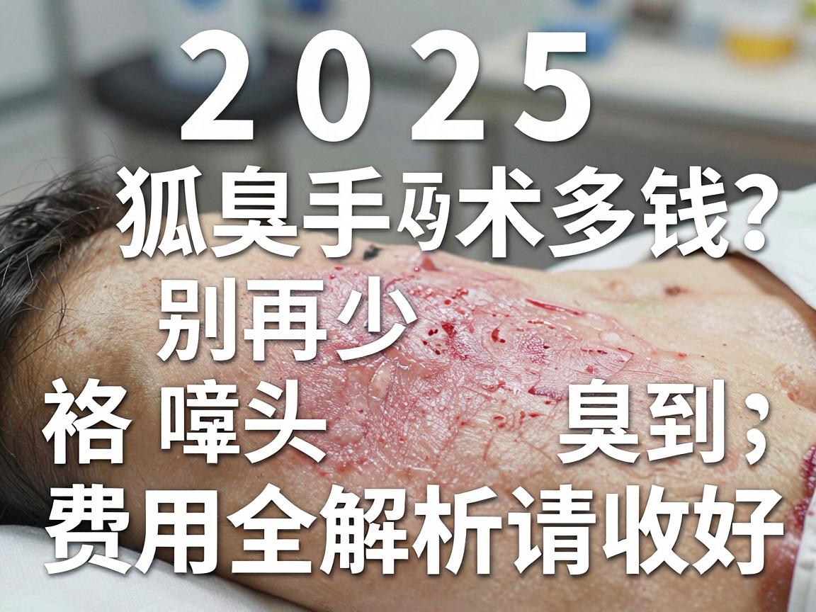 2025狐臭手术多少钱？别再被价格噱头臭到，这份费用全解析请收好