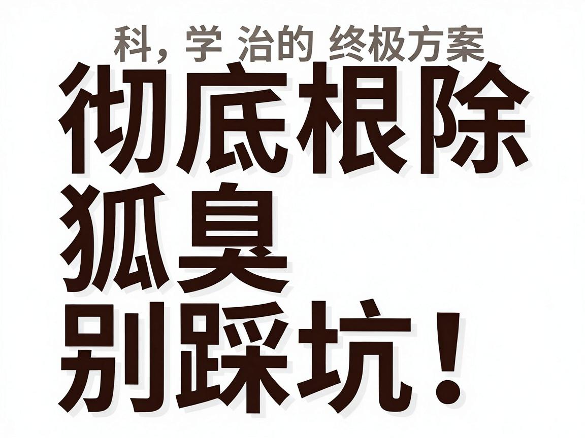彻底根除狐臭，别踩坑！科学治腋臭的终极方案